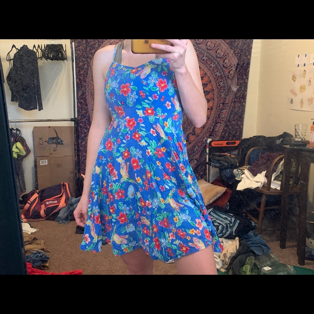 Old navy parrots dress